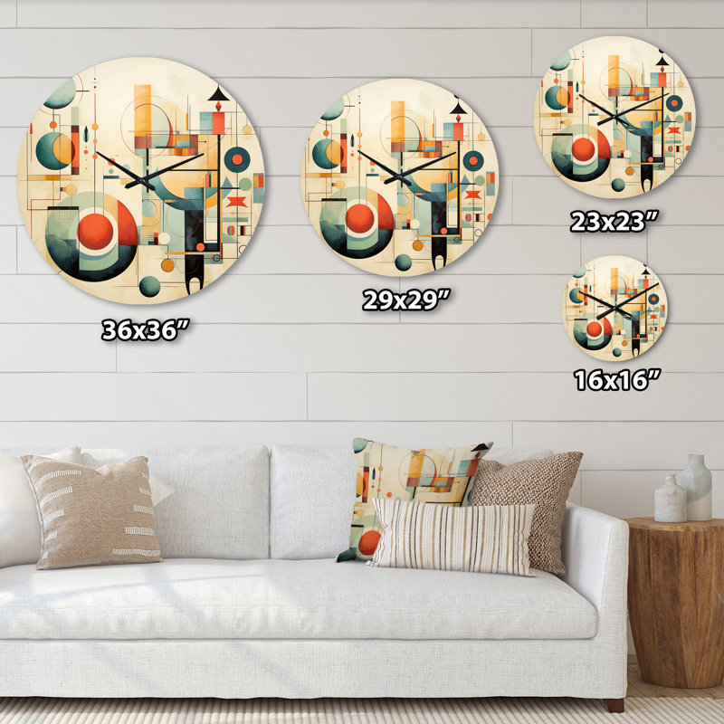 Metal Wall Clock, Large