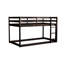 Lit simple au-dessus d'un lit mezzanine, conception polyvalente pour les chambres. Inclus. Et élégant. Lit facile à assembler conçu pour maximiser l'espace. Fiable. Requis-1665158848