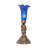 13" High Blue Tiffany Pond Lily Twin Cherub Accent Lamp-17109943