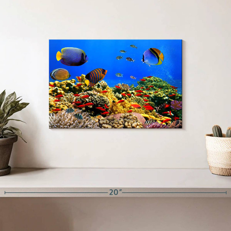 Underwater Life, 8" H x 12" W