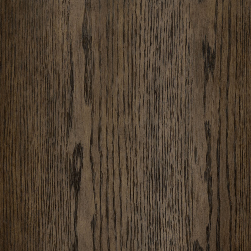 Table d'appoint ronde Alysandria, Dark Brown Oak