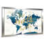 «Desert Blooms Abstact Map the World» par Laura Marshall - impression-64743582-64743583