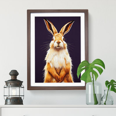 Splendid Hare - Framed Print