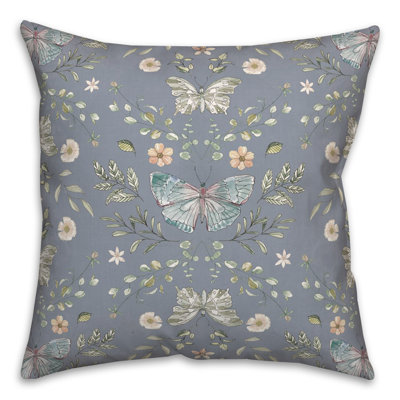  Floral Throw Pillow