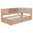 L-shaped Daybed Corner Bed Under-bed Drawers with USB Charging Ports-257003797-257003799