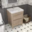 Meuble-lavabo simple 23,5 po avec plateau Laverock-832213102