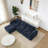 L-shaped Soft Velvet Fabric,Movable Ottoman-540654477-538167681