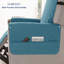 3 Layers Quilted Adjustable Strap Box Cushion Recliner Slipcover-738674700-738674688
