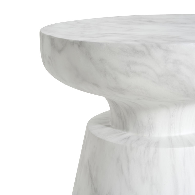 Table d'appoint d'extérieur en travertin Ponti