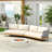 Outdoor Rope Woven Sofa Sectional Set,Beige