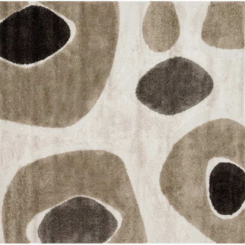 Menoken Geometric Indoor Rug, Square 7'7"