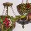 Masek 15.7"D Elegant Grape Leaf Chandelier D40 (Included E26 Warm Bulbs)