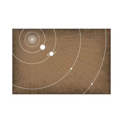 Planète orbes par GetYourNerdOn - impression sur toile tendue
