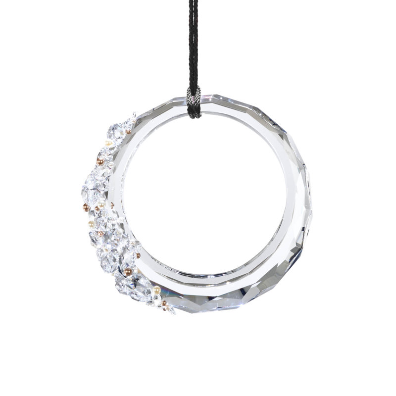 Serenity 1 - Light LED Pendant, Polished Chrome/ Black Rope