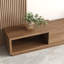 Lilesville 100.4'' W Modern TV Stand Retracted & Extendable 3-Drawer Media Console Walnut-907226744