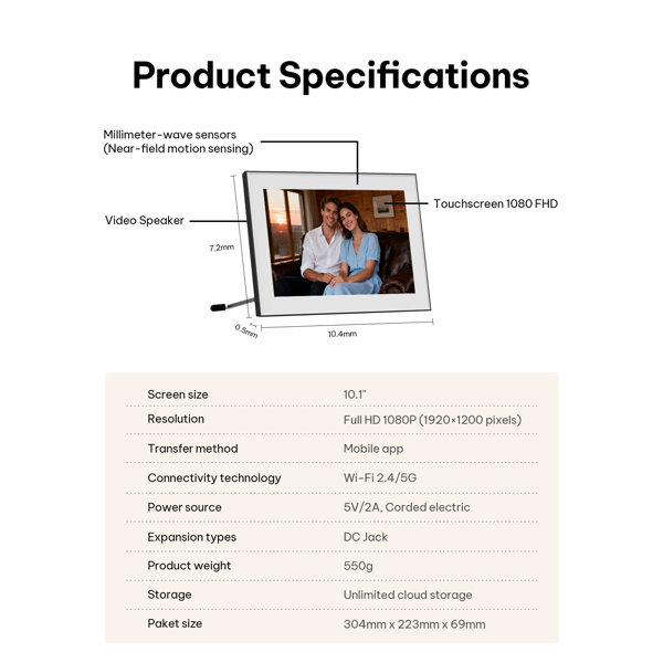Dimensions du produit
