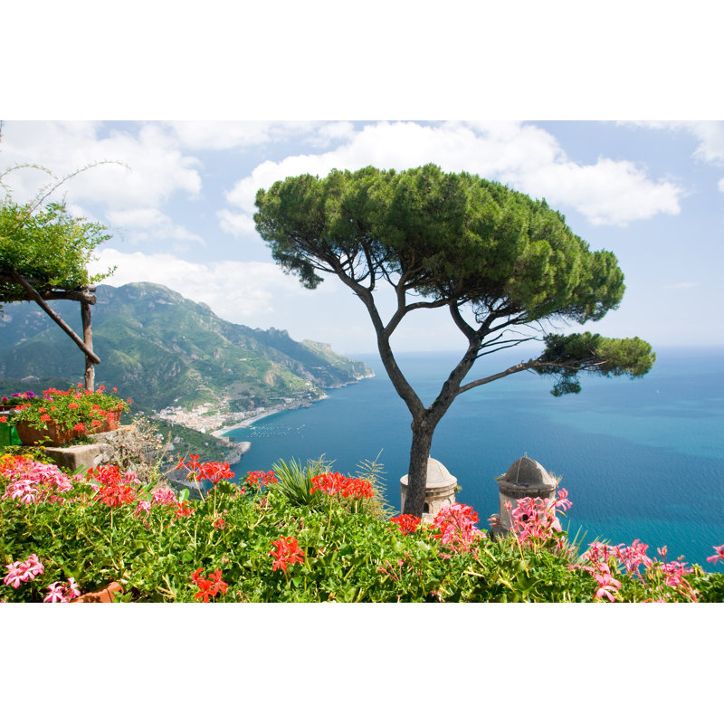View Over Ravello Coast by Byggarn79 - Wrapped Canvas Print, 30cm H x 46cm W