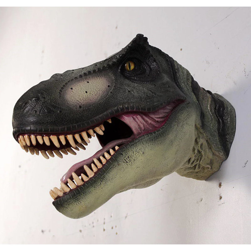 Statue de petite tête de dinosaure T-Rex
