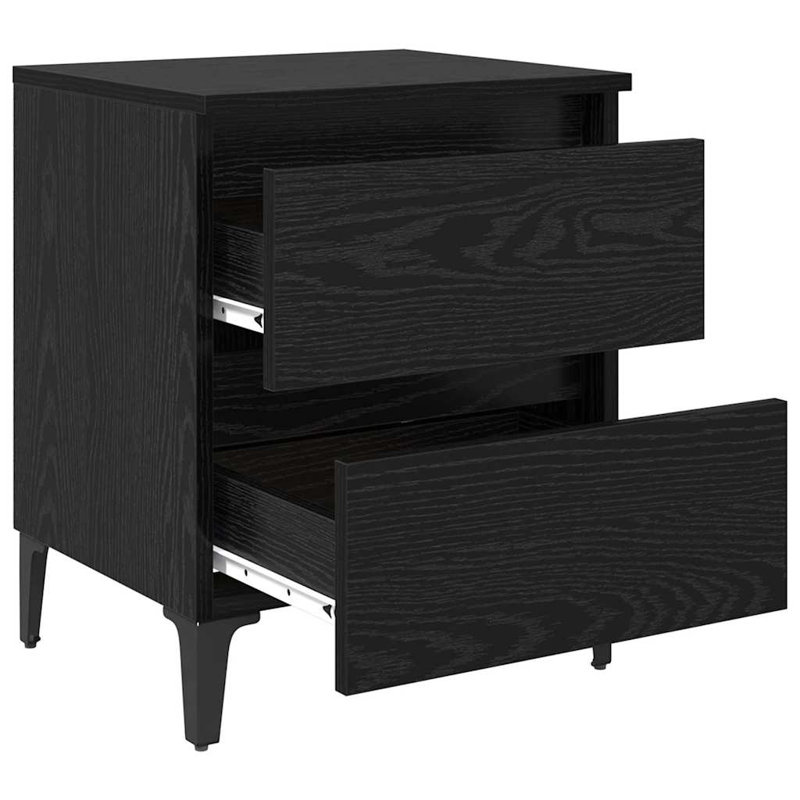 Bedside Cabinet With Drawer 2 Pcs 40 X 35 X 50 Cm, Artisan Oak