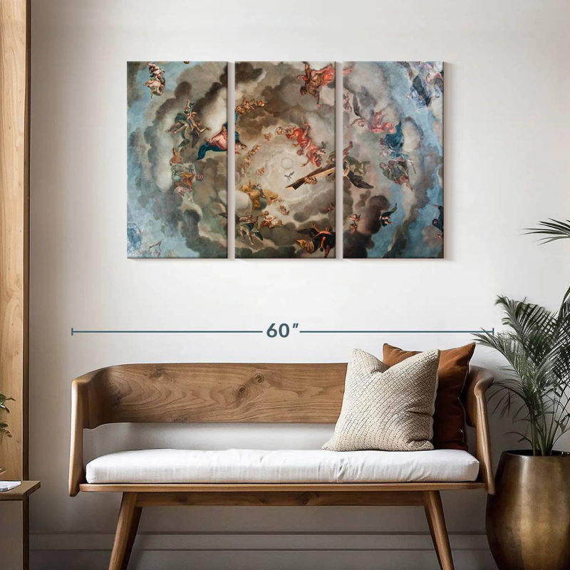 Leisha Renaissance Sky, 28" H x 45" W