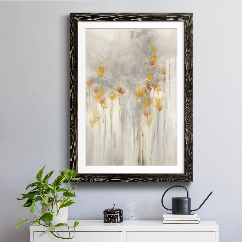 Whistful - Impression de cadre photo sur papier, H 31,5 po x l 23,5 po x P 1,5 po, Papier noir