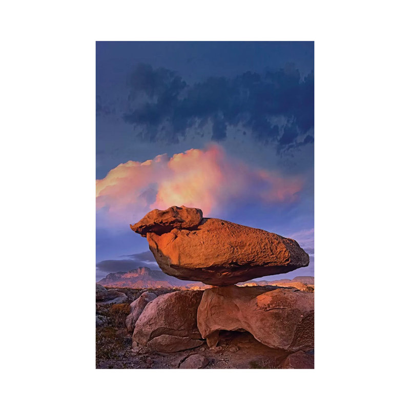 Balancing Rock Formation, Guadalupe Mountains National Park, Texas 1 Piece Wall Art on Canvas, Canvas