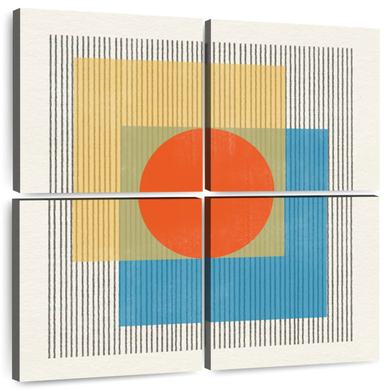 Avery Midcentury Modern Object No 3, 26" H x 26" W