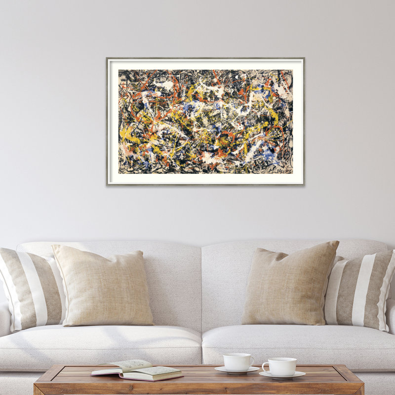 " Convergence " by Jackson Pollock, White
