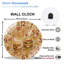 Horloge murale moderne en verre 1-12 Burger