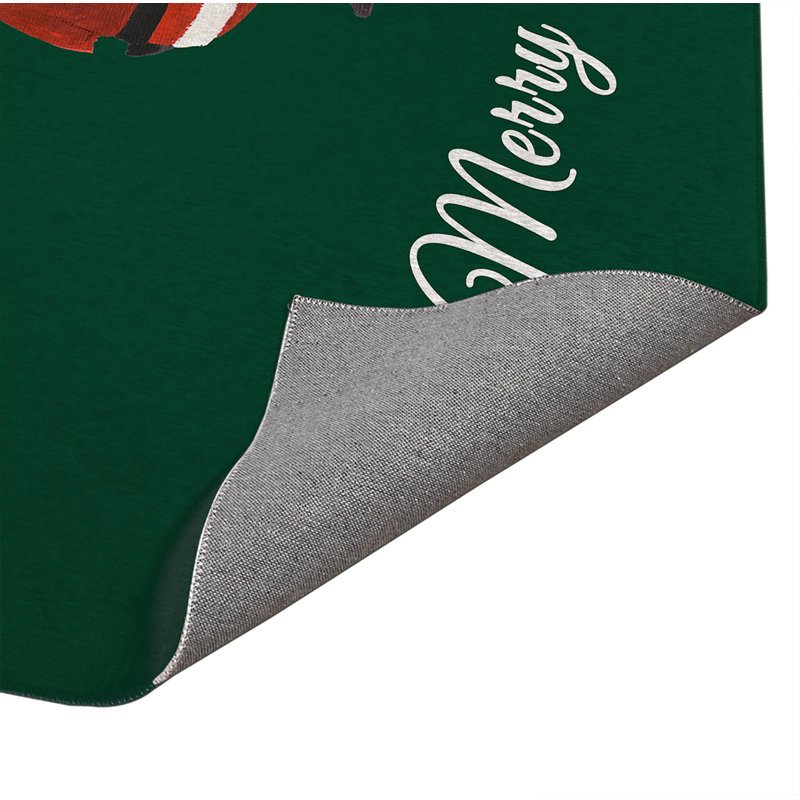 Paillasson Merry Christmas, Evergreen, L 48 po x L 72 po