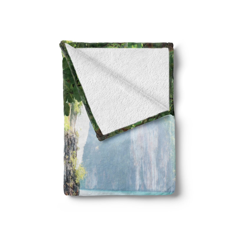 Hand Woven Throw Blanket, 50" x 70"