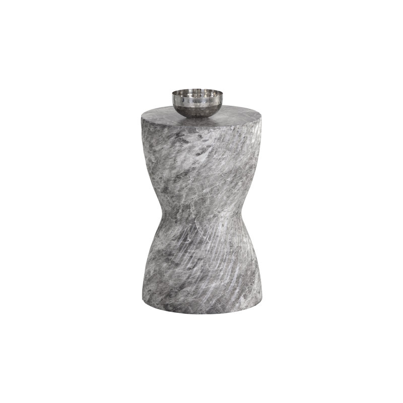 Anshveer End Table, Gray