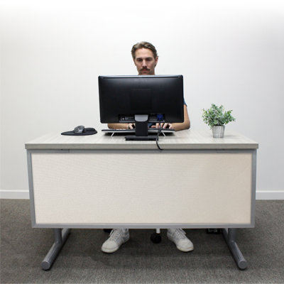 Panneau d'intimité de bureau à 1 panneau Avalos Acoustical