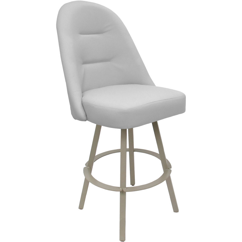 Bassin Kandria, Blanc, Bar Stool (30" Seat Height), Beige