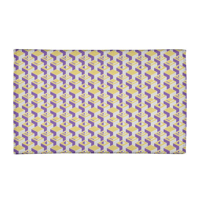 Chenille Geometric Indoor Rug