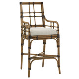 Twin Palms Upholstered Counter Stool