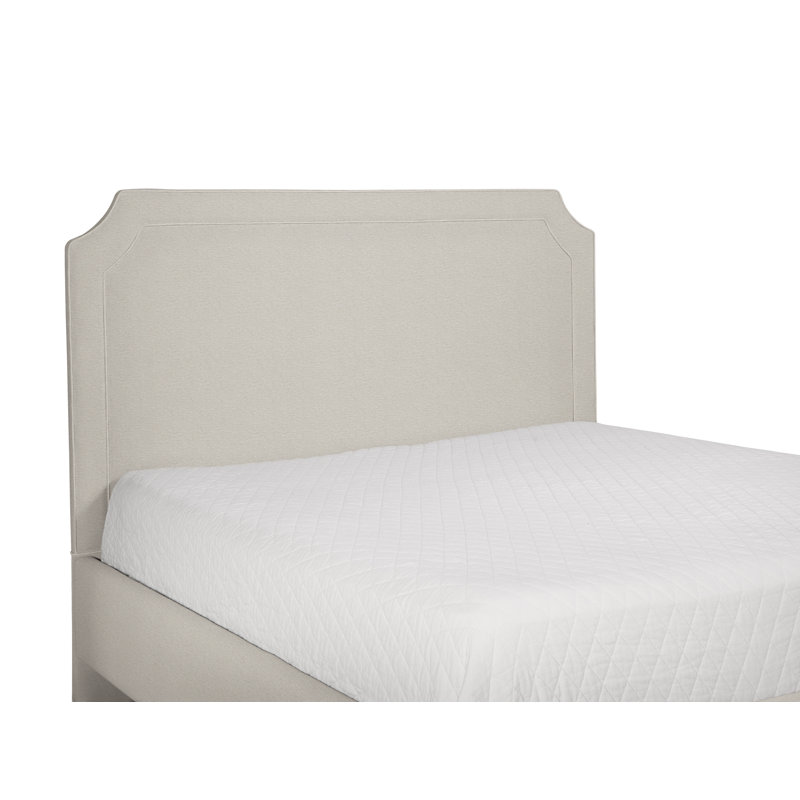 Chandler Upholstered Headboard, Queen, White Performance Fabric 0851-94
