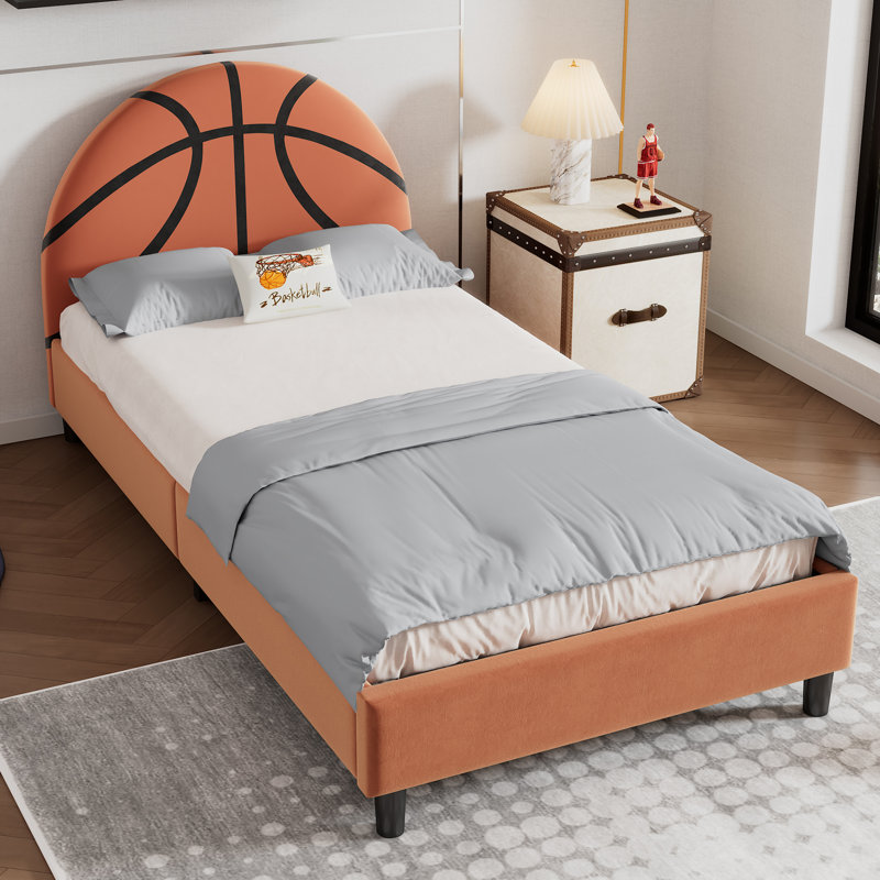 Upholstered Bed Basketball Style