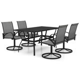Marsallo Rectangular 4 - Person 140Cm Long Dining Set