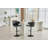 Ergonomic Adjustable Swivel Bar Stool With High-Back Support