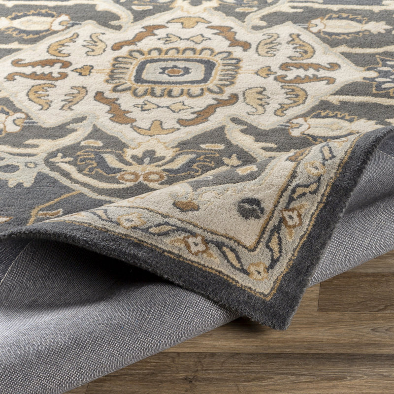 Buhler Wool Oriental Indoor Rug, Rectangle 2' x 3'