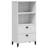 Bookcase Standing Storage Bookshelf Display Rack Office Solid Wood Pine