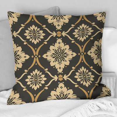 Brun rustique, charme élégant II - Coussin Country