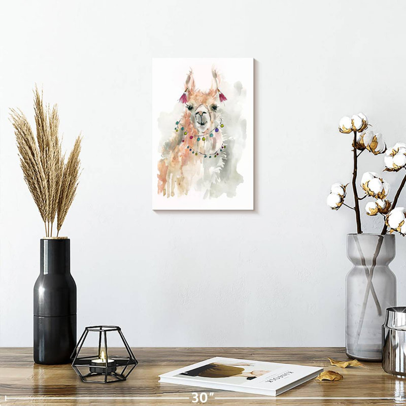 Brampt Llama Drama I, 12" H x 8" W