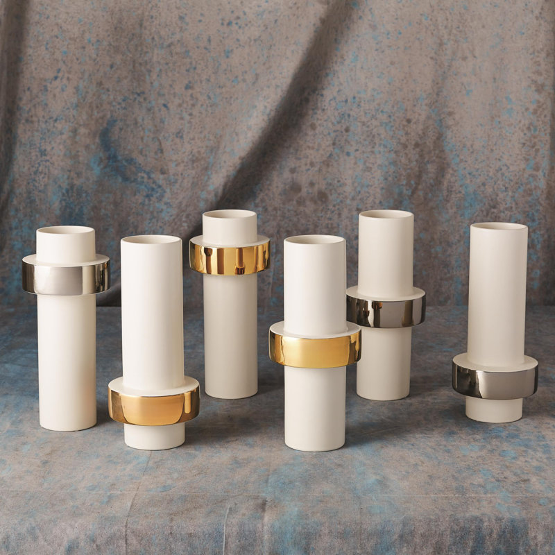 Gold Ring Vase-High