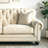 French Light Luxury Off-white  Sofa