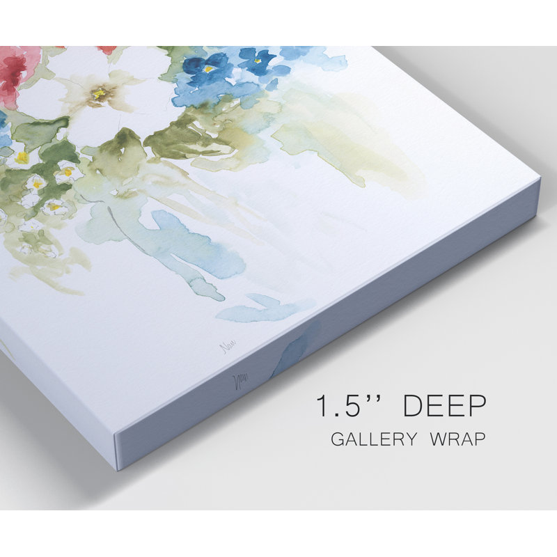 «Spring Medley I», ensemble de 2 reproductions d'art, Pas de tapis, H 20 po x l 32 po x P 1 po, Toile tendue