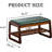 Solid Wood Bench, Entryway Shoe Bench With Cushion, Flip-Open Storage Compartment