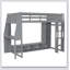 Wood Gaming Loft Bed With Desk, Multi-Storage Shelves, LED And A Hanging Clothes Rack-1647282988
