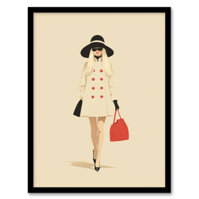 Unbothered Stylish 60s - Single Picture Frame Print